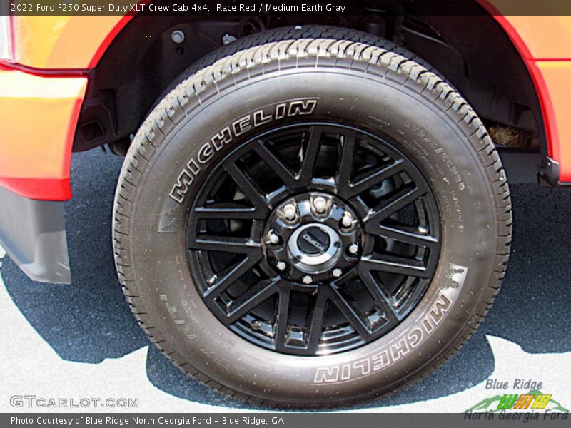 Race Red / Medium Earth Gray 2022 Ford F250 Super Duty XLT Crew Cab 4x4