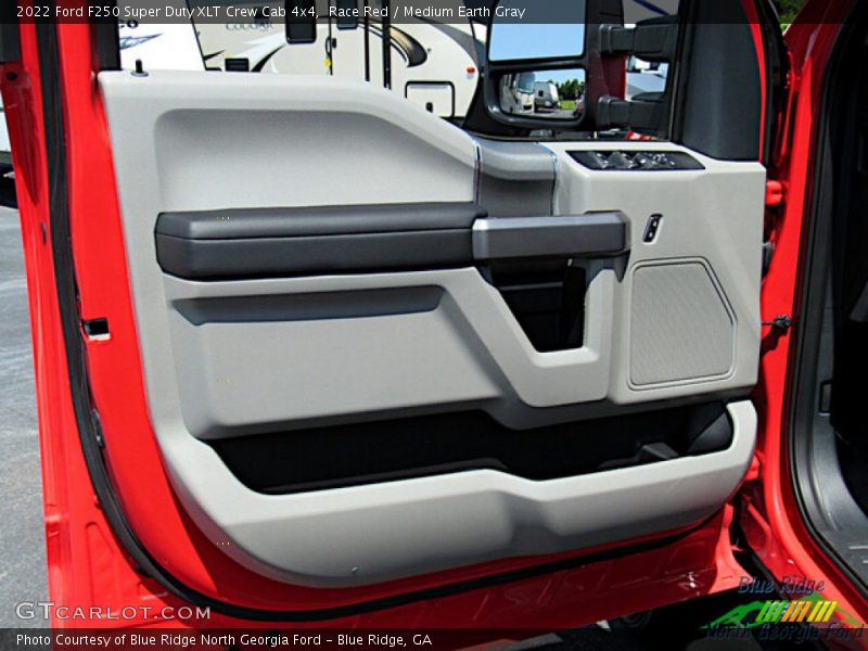 Race Red / Medium Earth Gray 2022 Ford F250 Super Duty XLT Crew Cab 4x4