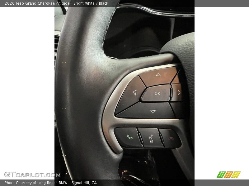 Bright White / Black 2020 Jeep Grand Cherokee Altitude