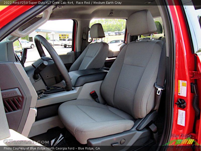 Race Red / Medium Earth Gray 2022 Ford F250 Super Duty XLT Crew Cab 4x4