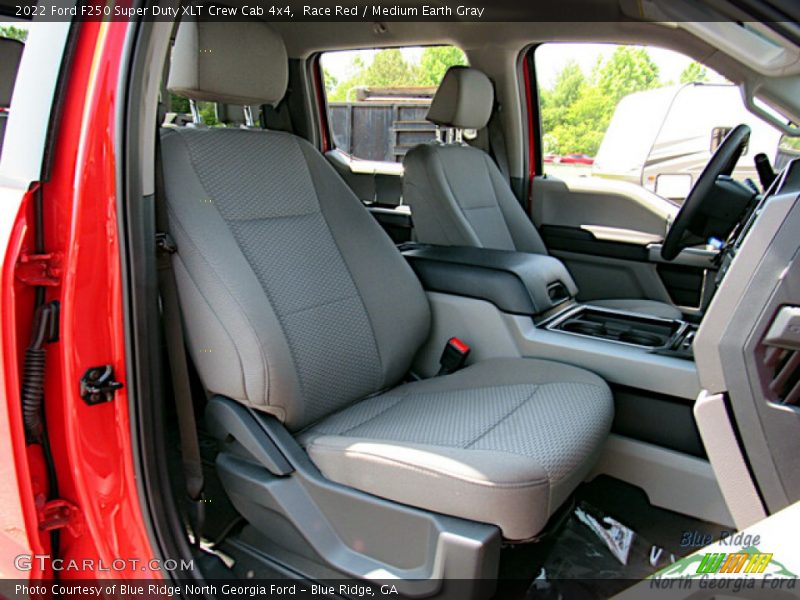 Race Red / Medium Earth Gray 2022 Ford F250 Super Duty XLT Crew Cab 4x4