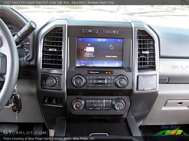 Race Red / Medium Earth Gray 2022 Ford F250 Super Duty XLT Crew Cab 4x4