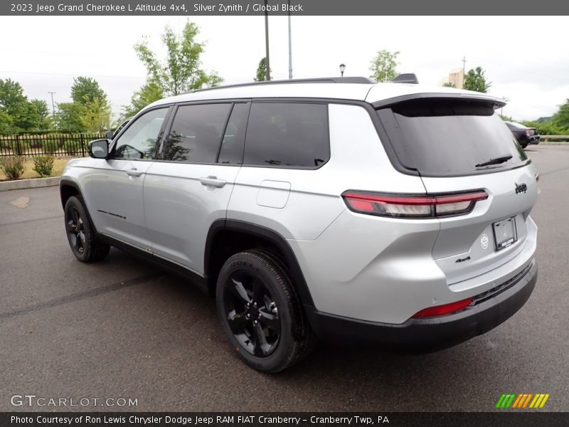 Silver Zynith / Global Black 2023 Jeep Grand Cherokee L Altitude 4x4