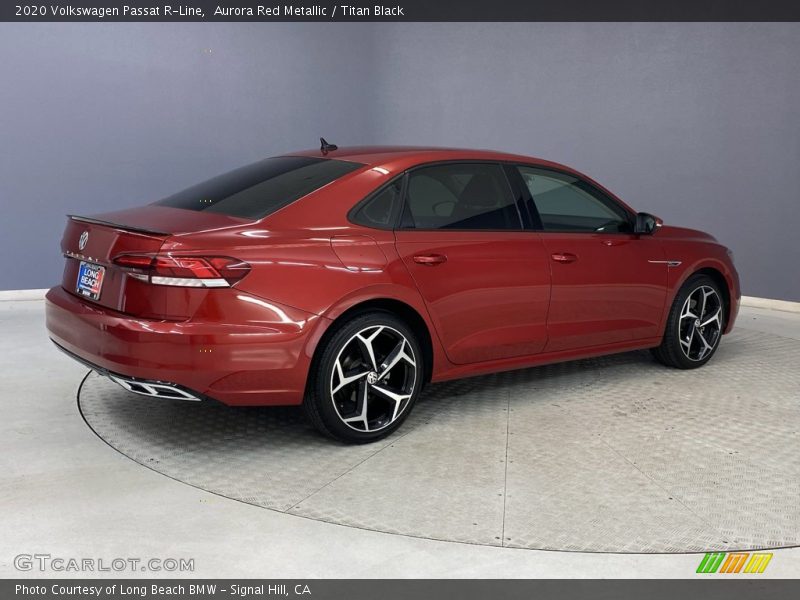 Aurora Red Metallic / Titan Black 2020 Volkswagen Passat R-Line