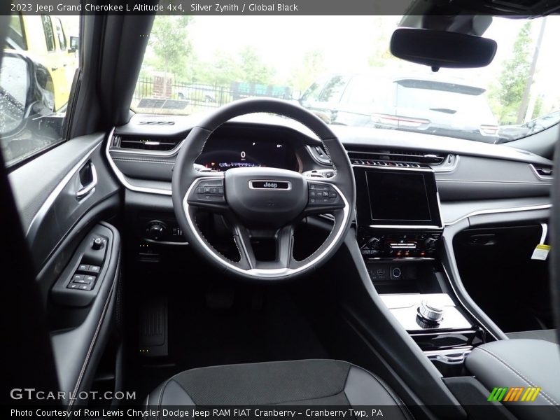 Silver Zynith / Global Black 2023 Jeep Grand Cherokee L Altitude 4x4
