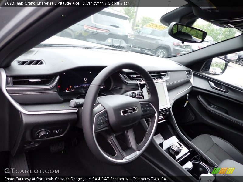 Silver Zynith / Global Black 2023 Jeep Grand Cherokee L Altitude 4x4