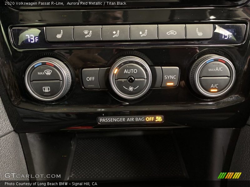 Aurora Red Metallic / Titan Black 2020 Volkswagen Passat R-Line
