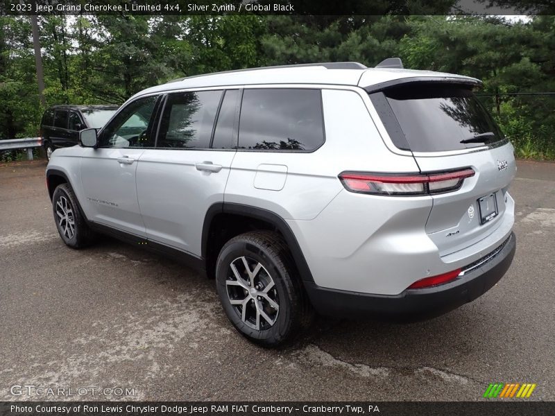 Silver Zynith / Global Black 2023 Jeep Grand Cherokee L Limited 4x4