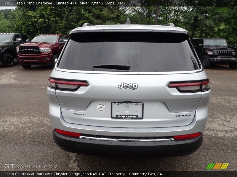 Silver Zynith / Global Black 2023 Jeep Grand Cherokee L Limited 4x4