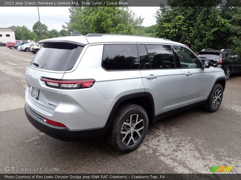 Silver Zynith / Global Black 2023 Jeep Grand Cherokee L Limited 4x4