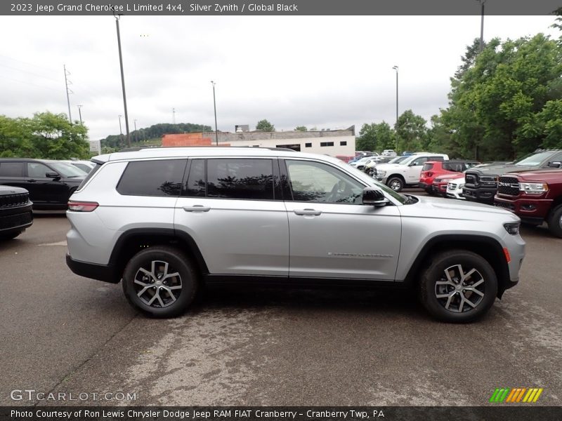 Silver Zynith / Global Black 2023 Jeep Grand Cherokee L Limited 4x4