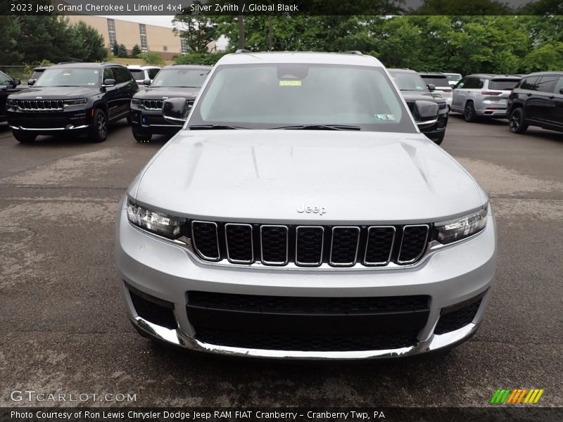 Silver Zynith / Global Black 2023 Jeep Grand Cherokee L Limited 4x4