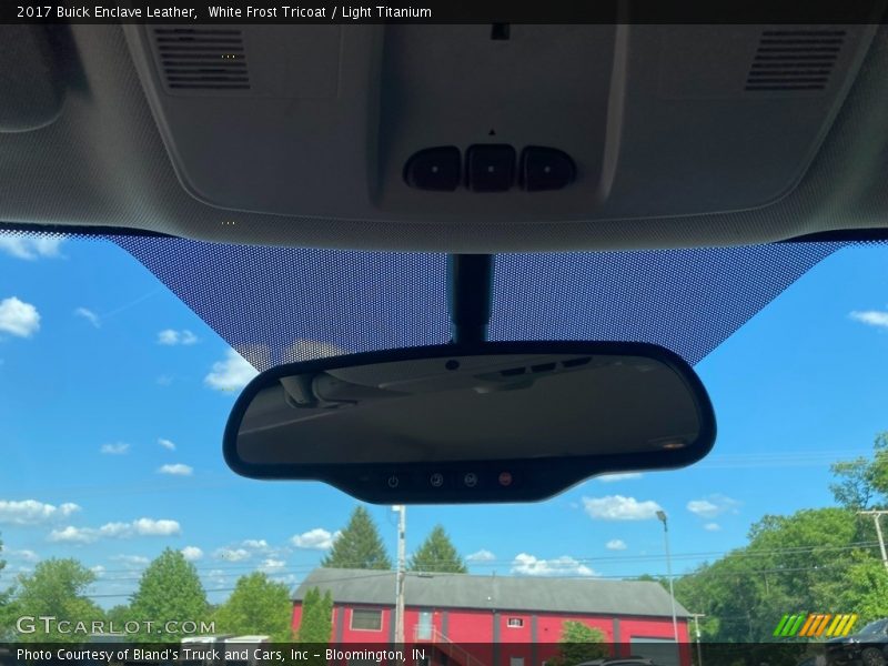 White Frost Tricoat / Light Titanium 2017 Buick Enclave Leather