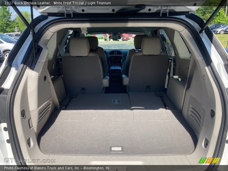 White Frost Tricoat / Light Titanium 2017 Buick Enclave Leather