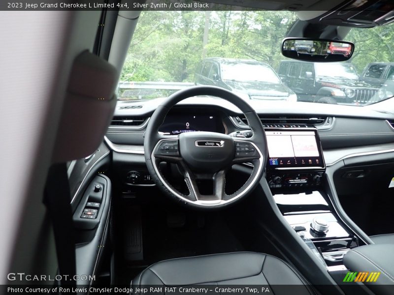 Silver Zynith / Global Black 2023 Jeep Grand Cherokee L Limited 4x4