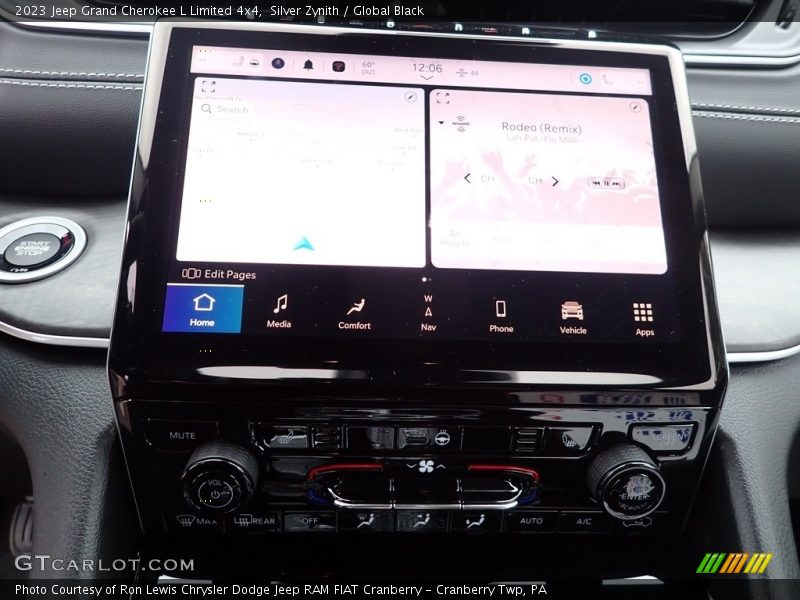 Silver Zynith / Global Black 2023 Jeep Grand Cherokee L Limited 4x4