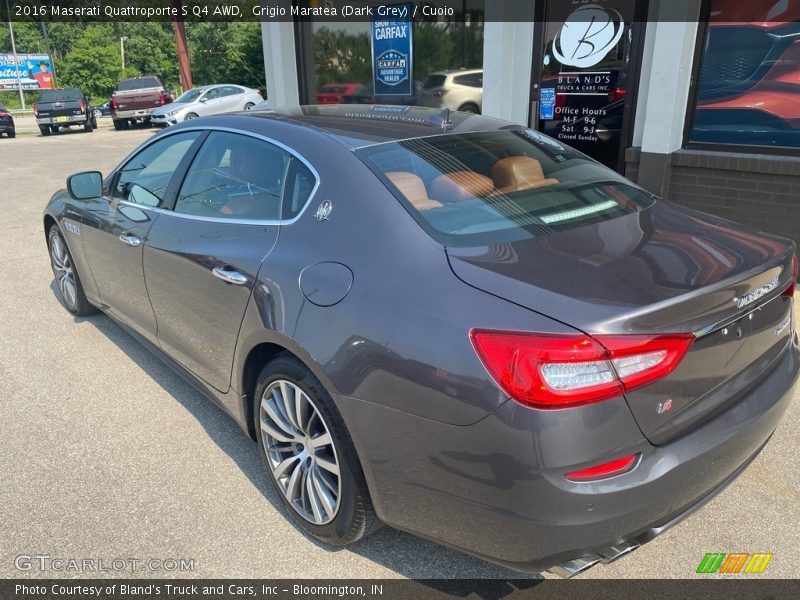 Grigio Maratea (Dark Grey) / Cuoio 2016 Maserati Quattroporte S Q4 AWD