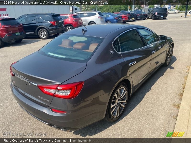 Grigio Maratea (Dark Grey) / Cuoio 2016 Maserati Quattroporte S Q4 AWD