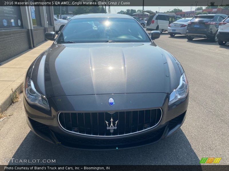 Grigio Maratea (Dark Grey) / Cuoio 2016 Maserati Quattroporte S Q4 AWD