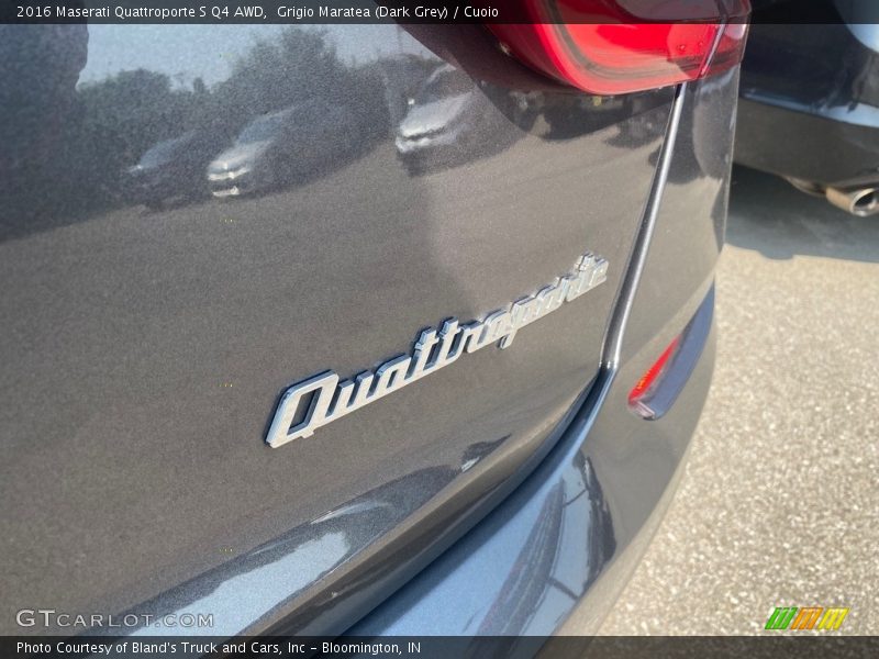 Grigio Maratea (Dark Grey) / Cuoio 2016 Maserati Quattroporte S Q4 AWD