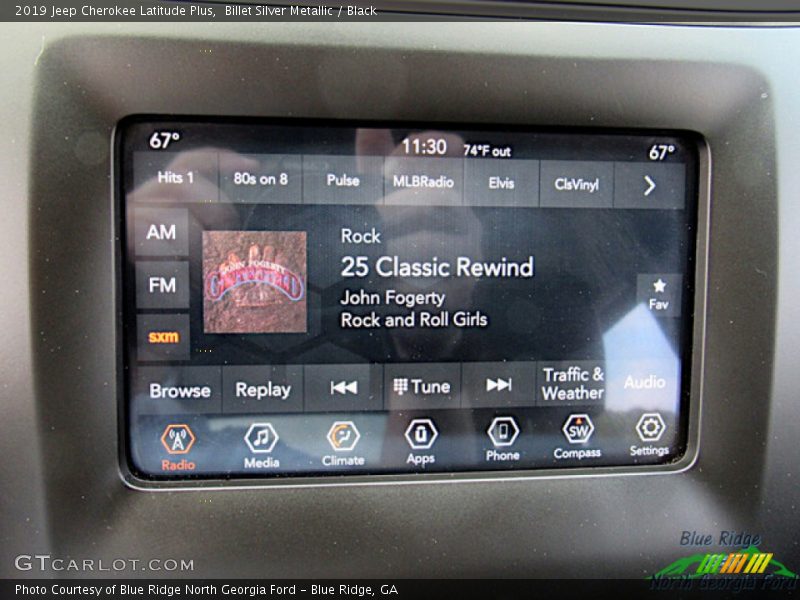 Controls of 2019 Cherokee Latitude Plus