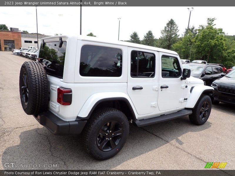 Bright White / Black 2023 Jeep Wrangler Unlimited Sahara Altitude 4x4