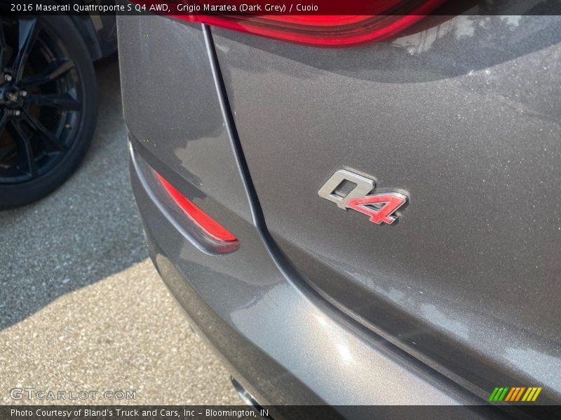 Grigio Maratea (Dark Grey) / Cuoio 2016 Maserati Quattroporte S Q4 AWD