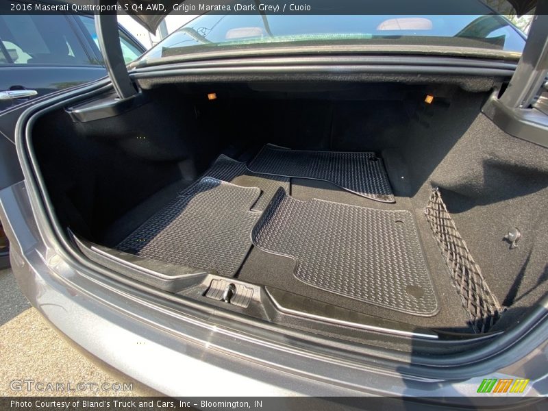 Grigio Maratea (Dark Grey) / Cuoio 2016 Maserati Quattroporte S Q4 AWD