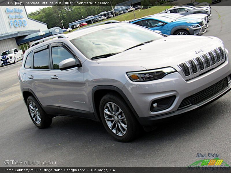 Billet Silver Metallic / Black 2019 Jeep Cherokee Latitude Plus