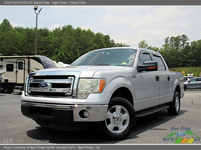 Ingot Silver / Steel Grey 2014 Ford F150 XL SuperCrew