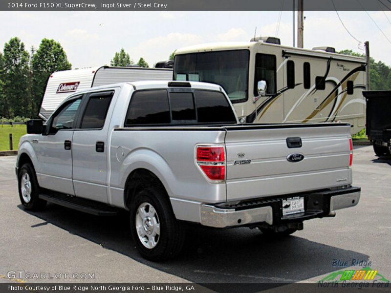 Ingot Silver / Steel Grey 2014 Ford F150 XL SuperCrew