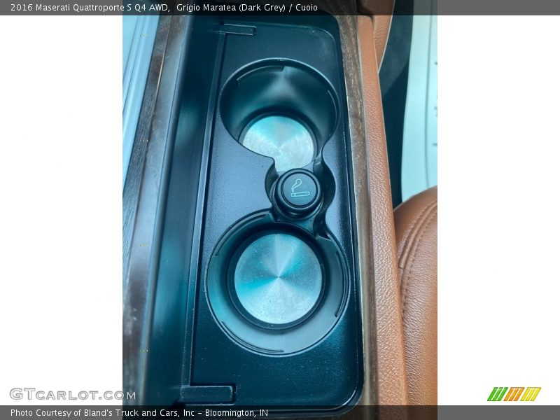Grigio Maratea (Dark Grey) / Cuoio 2016 Maserati Quattroporte S Q4 AWD