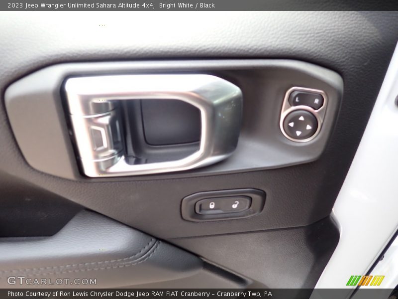 Bright White / Black 2023 Jeep Wrangler Unlimited Sahara Altitude 4x4