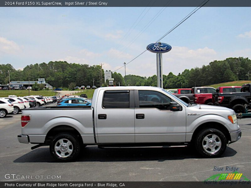 Ingot Silver / Steel Grey 2014 Ford F150 XL SuperCrew