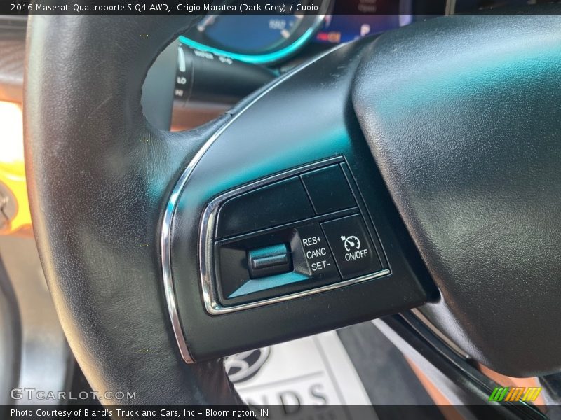 Grigio Maratea (Dark Grey) / Cuoio 2016 Maserati Quattroporte S Q4 AWD