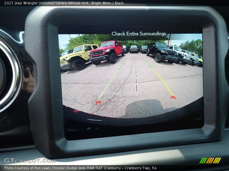 Bright White / Black 2023 Jeep Wrangler Unlimited Sahara Altitude 4x4