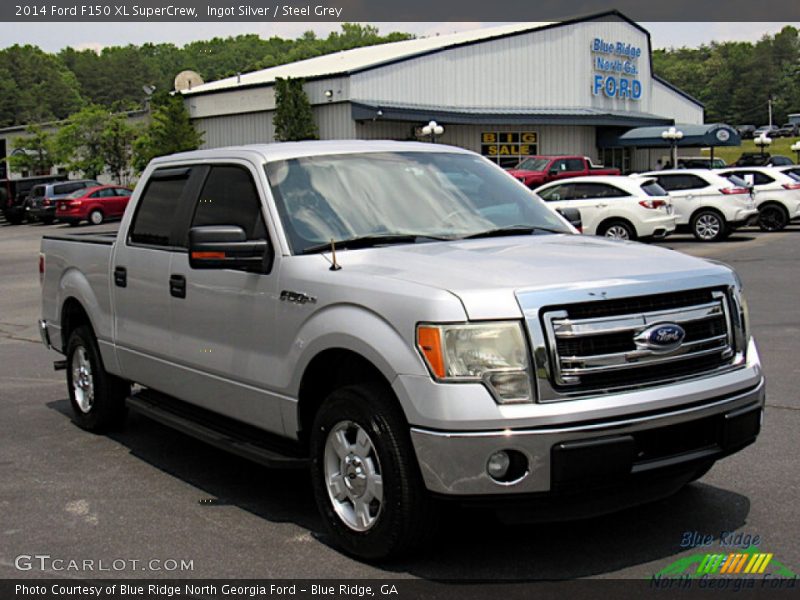 Ingot Silver / Steel Grey 2014 Ford F150 XL SuperCrew