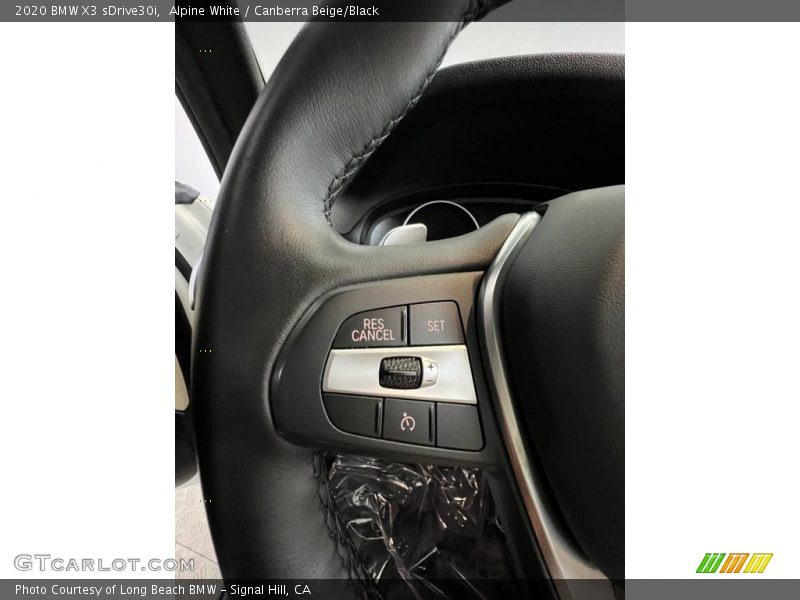 Alpine White / Canberra Beige/Black 2020 BMW X3 sDrive30i