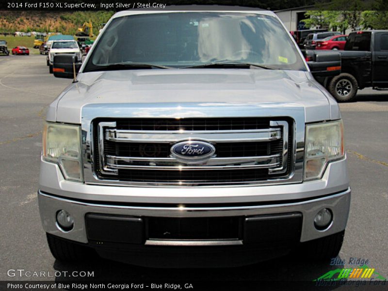 Ingot Silver / Steel Grey 2014 Ford F150 XL SuperCrew