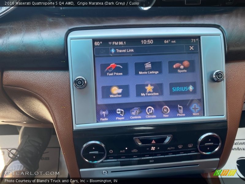 Grigio Maratea (Dark Grey) / Cuoio 2016 Maserati Quattroporte S Q4 AWD