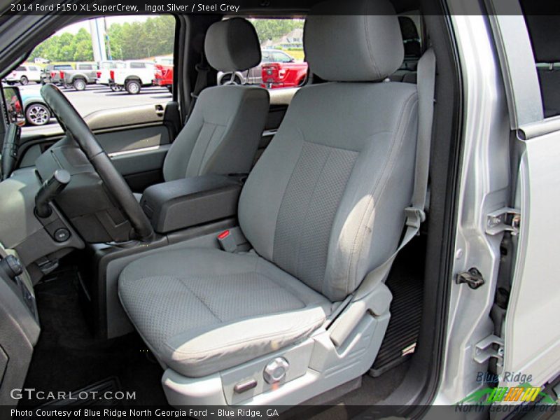 Ingot Silver / Steel Grey 2014 Ford F150 XL SuperCrew