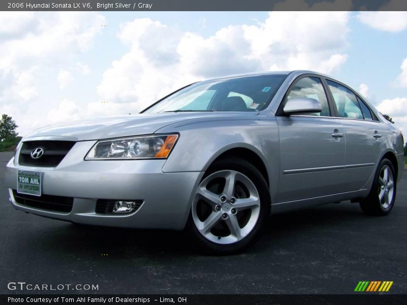 Bright Silver / Gray 2006 Hyundai Sonata LX V6