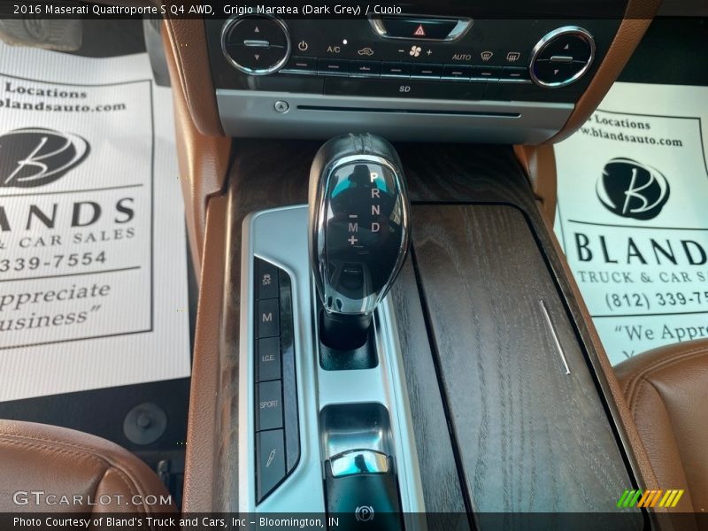 Grigio Maratea (Dark Grey) / Cuoio 2016 Maserati Quattroporte S Q4 AWD