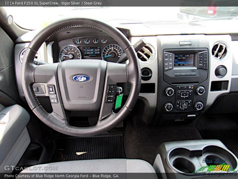 Ingot Silver / Steel Grey 2014 Ford F150 XL SuperCrew