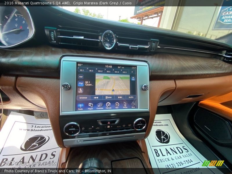 Grigio Maratea (Dark Grey) / Cuoio 2016 Maserati Quattroporte S Q4 AWD