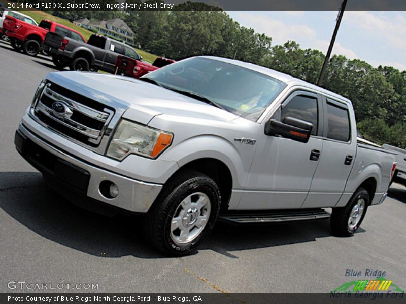 Ingot Silver / Steel Grey 2014 Ford F150 XL SuperCrew