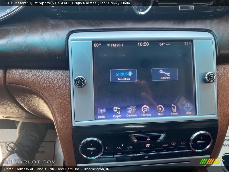 Grigio Maratea (Dark Grey) / Cuoio 2016 Maserati Quattroporte S Q4 AWD