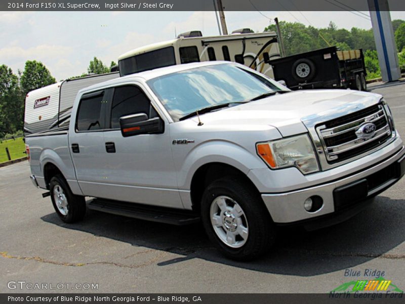 Ingot Silver / Steel Grey 2014 Ford F150 XL SuperCrew
