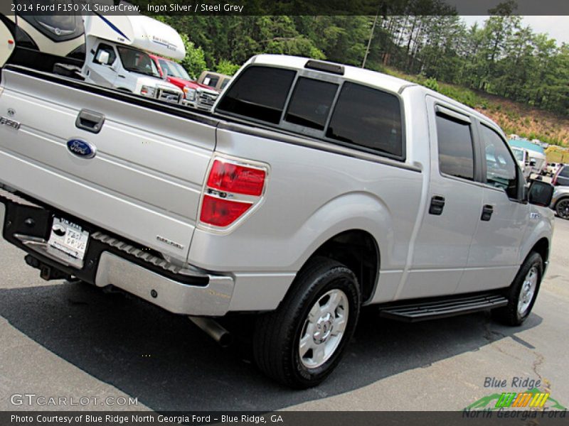 Ingot Silver / Steel Grey 2014 Ford F150 XL SuperCrew