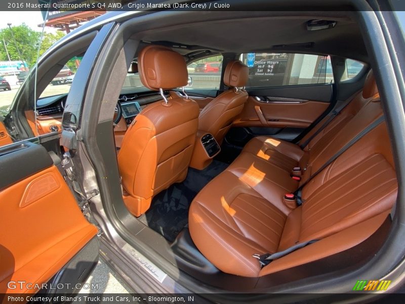 Grigio Maratea (Dark Grey) / Cuoio 2016 Maserati Quattroporte S Q4 AWD